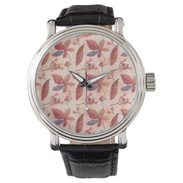 Die Felder der Blume Armbanduhr (Vorderseite)