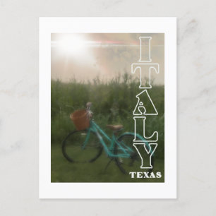 Die Felder Italiens (Texas) Postkarte