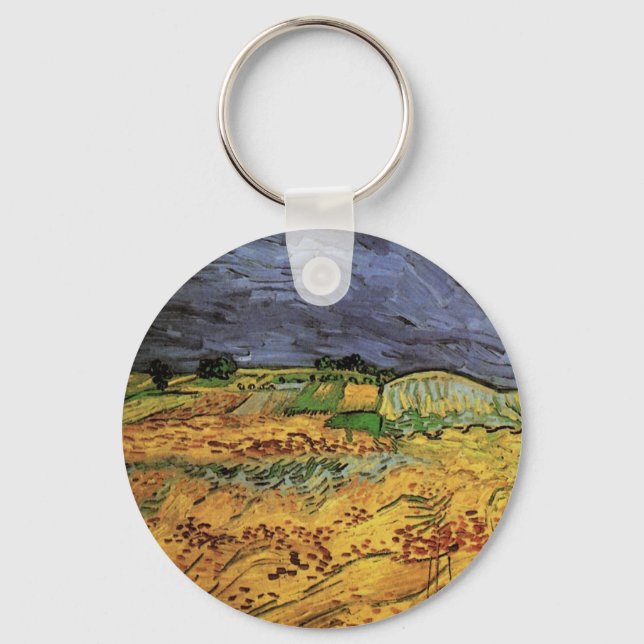 Die Felder von Vincent van Gogh Schlüsselanhänger (Vorderseite)