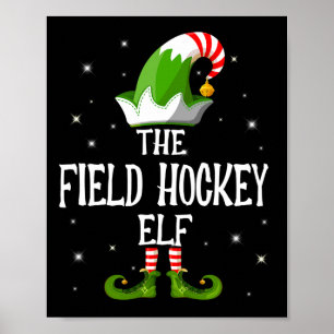 Die Feldhockey-Elfen-Familie Matching-Gruppe Weihn Poster