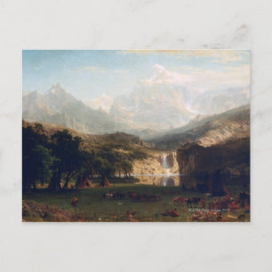 Die Felsengebirge Postkarte