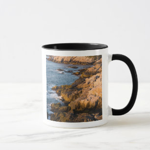 Die Felsenküste von Isle au Haut in Maine Tasse