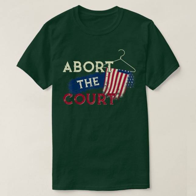 Die Feministenkleidung des Gerichtshofs für Reprod T-Shirt (Design vorne)