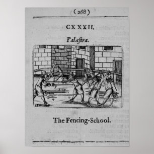 Die Fencing-Schule Poster