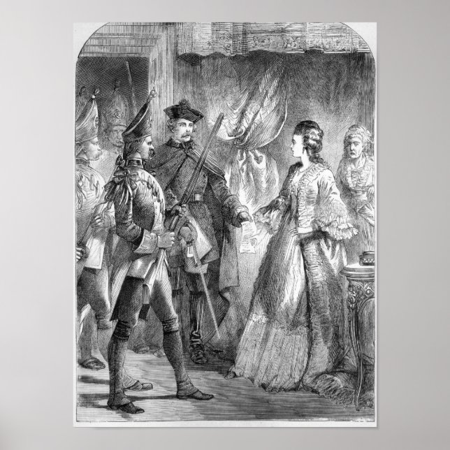 Die Festnahme von Caroline Matilda Poster (Vorne)