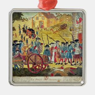 Die Festnahme von Louis Dominique Cartouche Ornament Aus Metall
