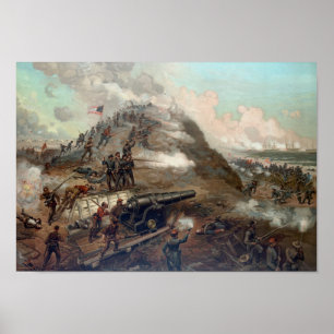Die Festung von Fort Fisher Poster
