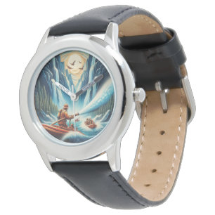 Die Feuerwehrleute verfrachteten sich auf ihr Boot Armbanduhr