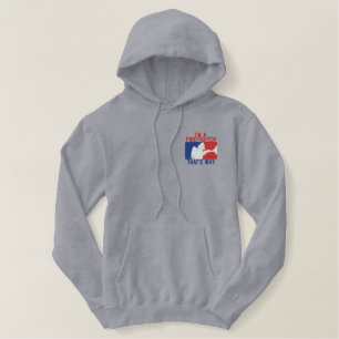 Die Feuerwehrmann-Gewohnheits-Stickerei Bestickter Hoodie