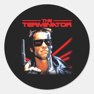 Die Filmbox Terminator Runder Aufkleber