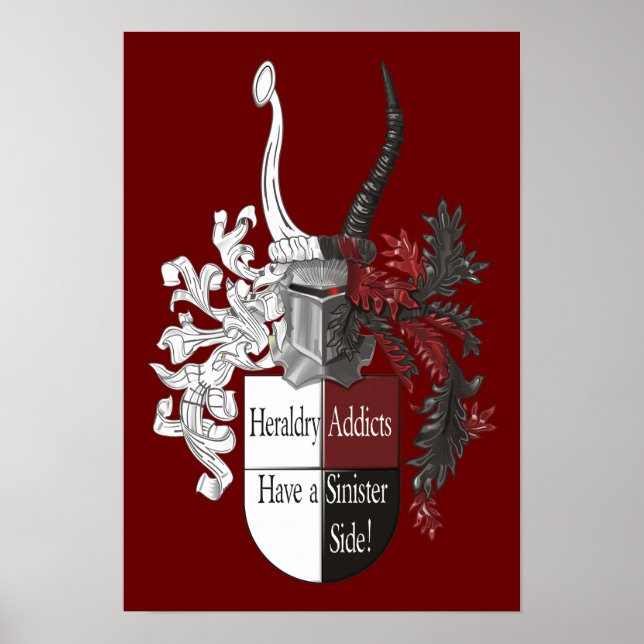 Die finstere Seite von Heraldry Poster (Vorne)