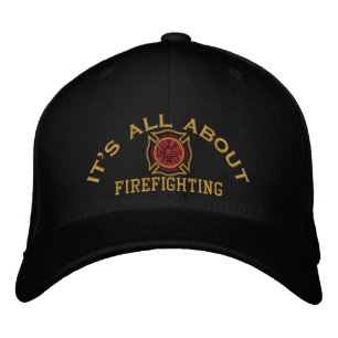 Die Firefighter-Werte für benutzerdefinierte Stick Bestickte Baseballkappe