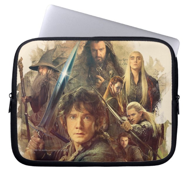 Die Firma und die Elfen von Mirkwood Laptopschutzhülle (Vorderseite)