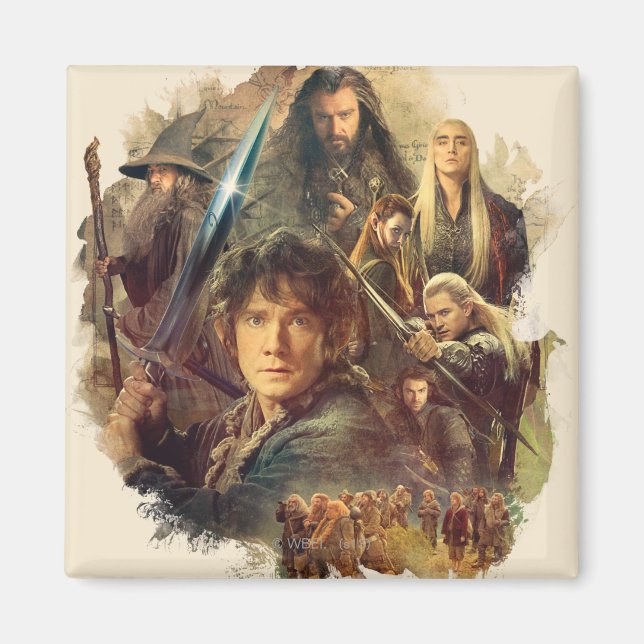 Die Firma und die Elfen von Mirkwood Magnet (Vorne)