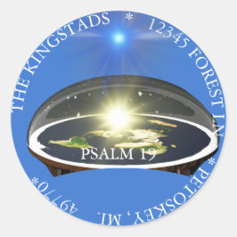 DIE FIRMABILDUNG RUNDER AUFKLEBER