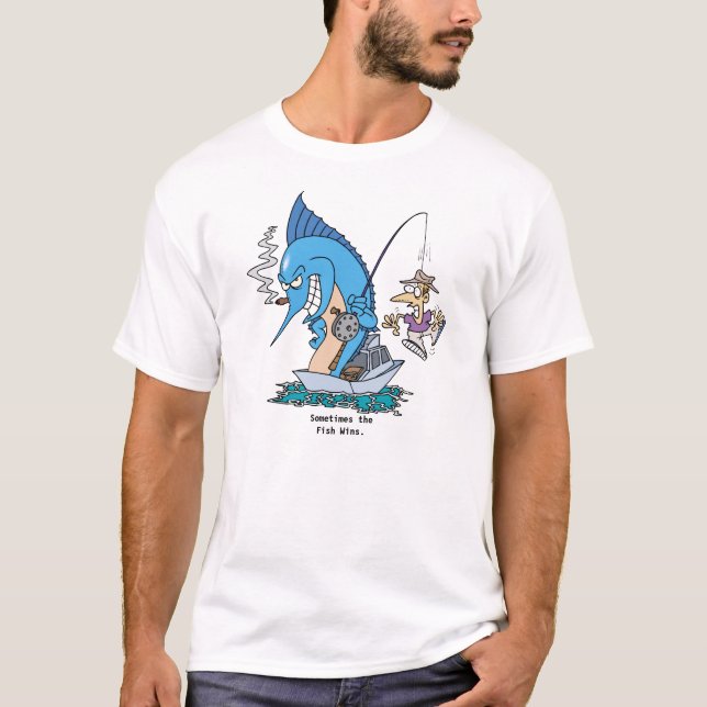 Die Fisch-Gewinne T-Shirt (Vorderseite)