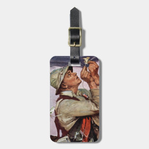 Die Fische springen Gepäckanhänger