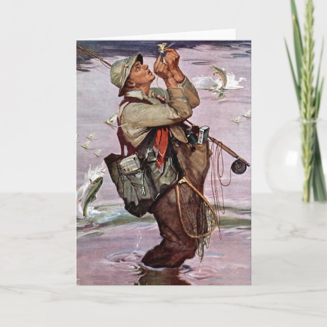 Die Fische springen Karte (Vorderseite)