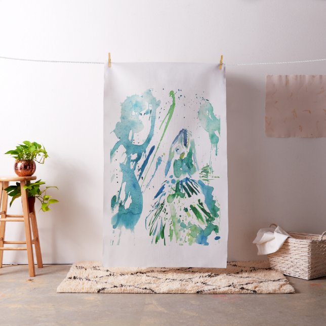 '' Die Fische '' Stoff (Beispiel)