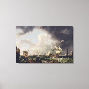Die Fischerei, c.1764 (Öl auf Leinwand) Leinwanddruck
