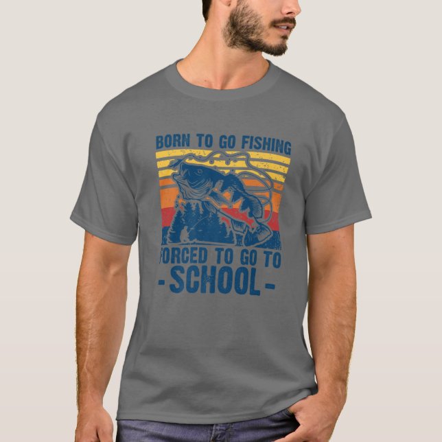 Die Fischerei ist für Kinder Geboren T-Shirt (Vorderseite)
