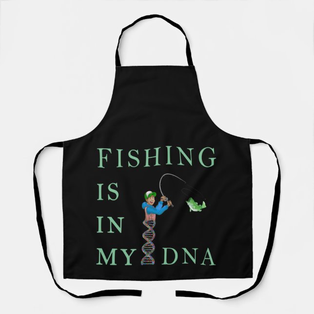 Die Fischerei liegt in meiner DNA Schürze (Vorderseite)