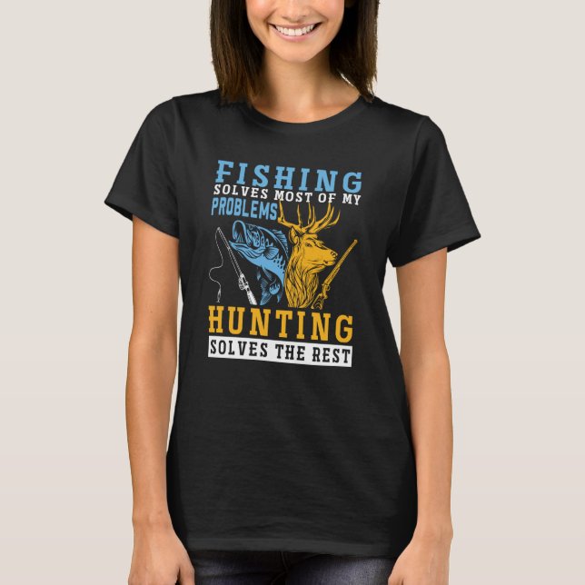 Die Fischerei löst den größten Teil des Problems d T-Shirt (Vorderseite)