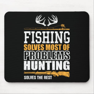Die Fischerei löst die meisten meiner Probleme, di Mousepad