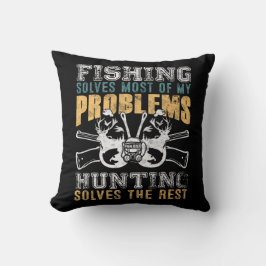 Die Fischerei löst die meisten meiner Probleme mit Kissen