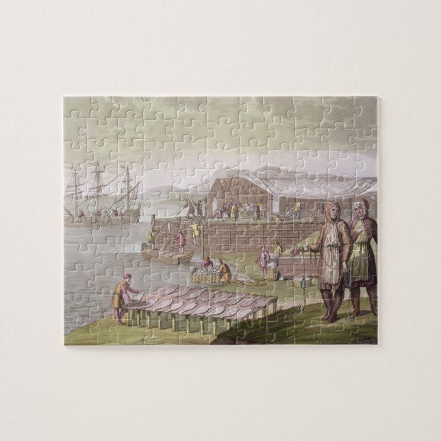Die Fischindustrie, Neufundland, von 'Le Costu (Horizontal)