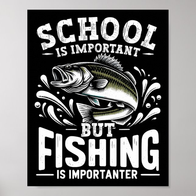 Die Fischschule für die Fischerei ist wichtig, abe Poster (Vorne)