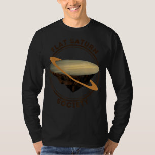 Die flache Saturn-Gesellschaft Saturn ist ein flac T-Shirt