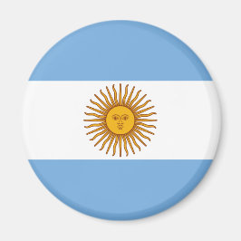 Die Flagge Argentiniens Magnet