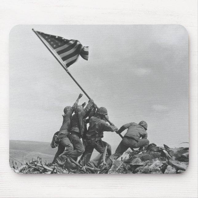 Die Flagge auf Iwo Jima Mousepad (Vorne)