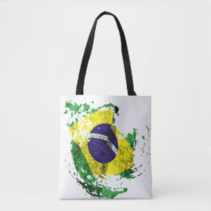 die Flagge Brasiliens Tasche