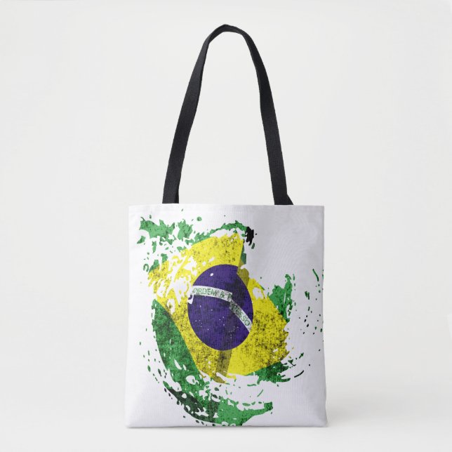 die Flagge Brasiliens Tasche (Vorderseite)