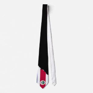 Die Flagge der Costa Rican Krawatte