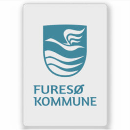 Die Flagge der Gemeinde Furesø Aufkleber