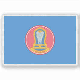 Die Flagge der Provinz Chiang Mai, Thailand Aufkleber