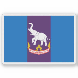 Die Flagge der Provinz Chiang Rai, Thailand Aufkleber
