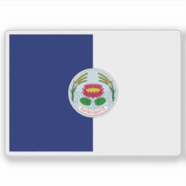 Die Flagge der Provinz Pathum Thani, Thailand Aufkleber
