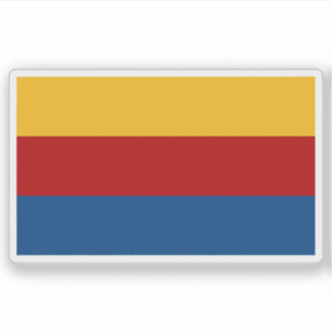 Die Flagge der Provinz San Pedro de Macorís Aufkleber