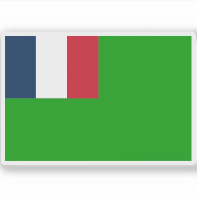 Die Flagge der Republik Unabhängiger Guyana (1886- Aufkleber (Vorderseite)