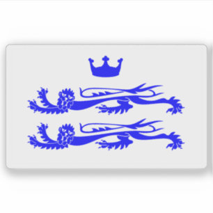 Die Flagge der Royal County of Berkshire, England Aufkleber