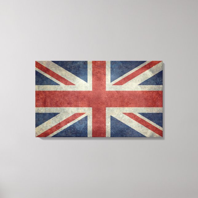 Die Flagge der Union im Vereinigten Königreich - V Leinwanddruck (Vorderseite)