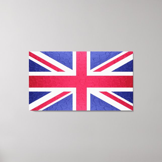 Die Flagge der Union Leinwanddruck (Vorderseite)