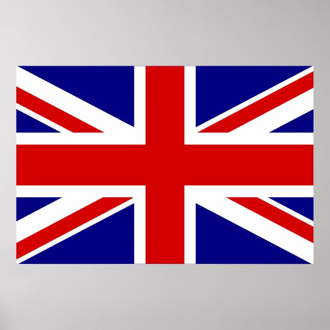Die Flagge der Union Poster (Vorne)