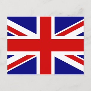 Die Flagge der Union Postkarte