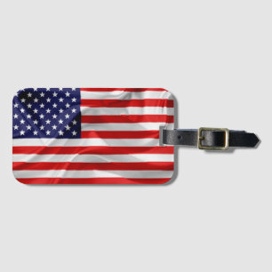 Die Flagge der USA Gepäckanhänger