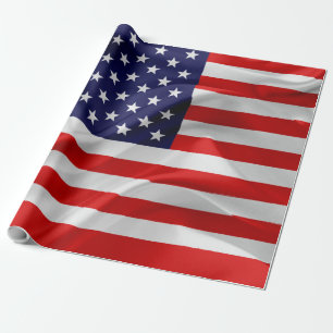 Die Flagge der USA Geschenkpapier